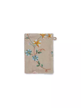 PIP STUDIO | Waschhandschuh LES FLEURS 16x22cm Khaki | 